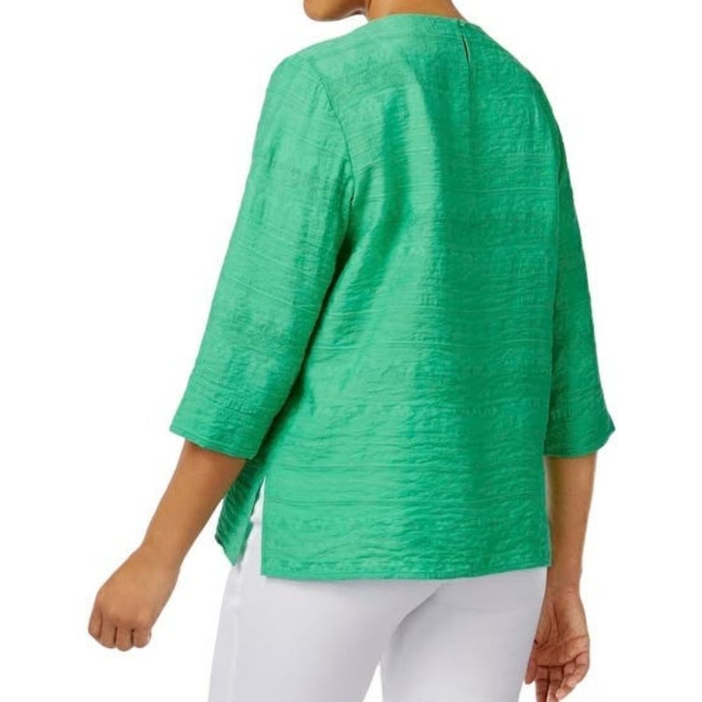 Alfred Dunner Mint Green Women's Blouse - Picture 13 of 14